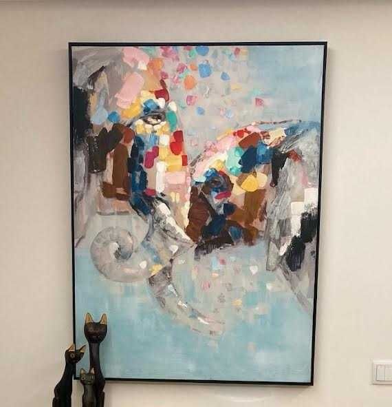 Pintura - Quadro com moldura