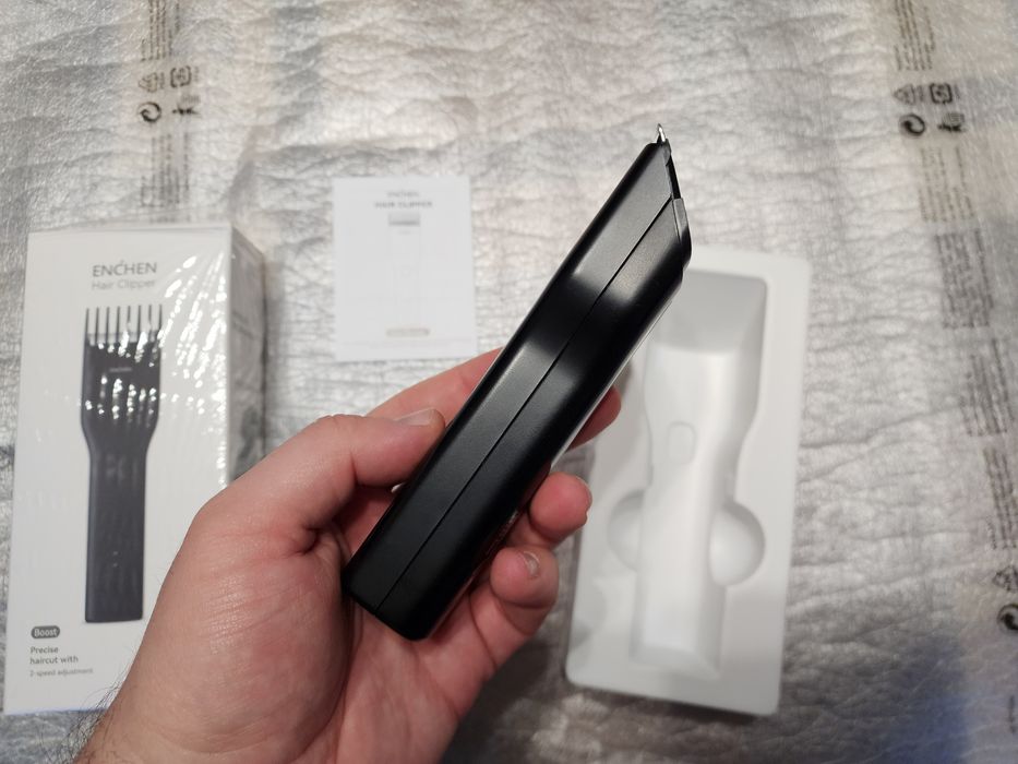 Машинка для підстригання волосся Xiaomi ENCHEN Boost Black