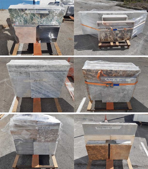 Lote Pedras Mármore Vários Tamanhos