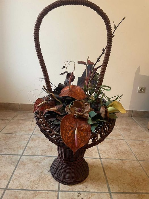 Vaso de flores artifical