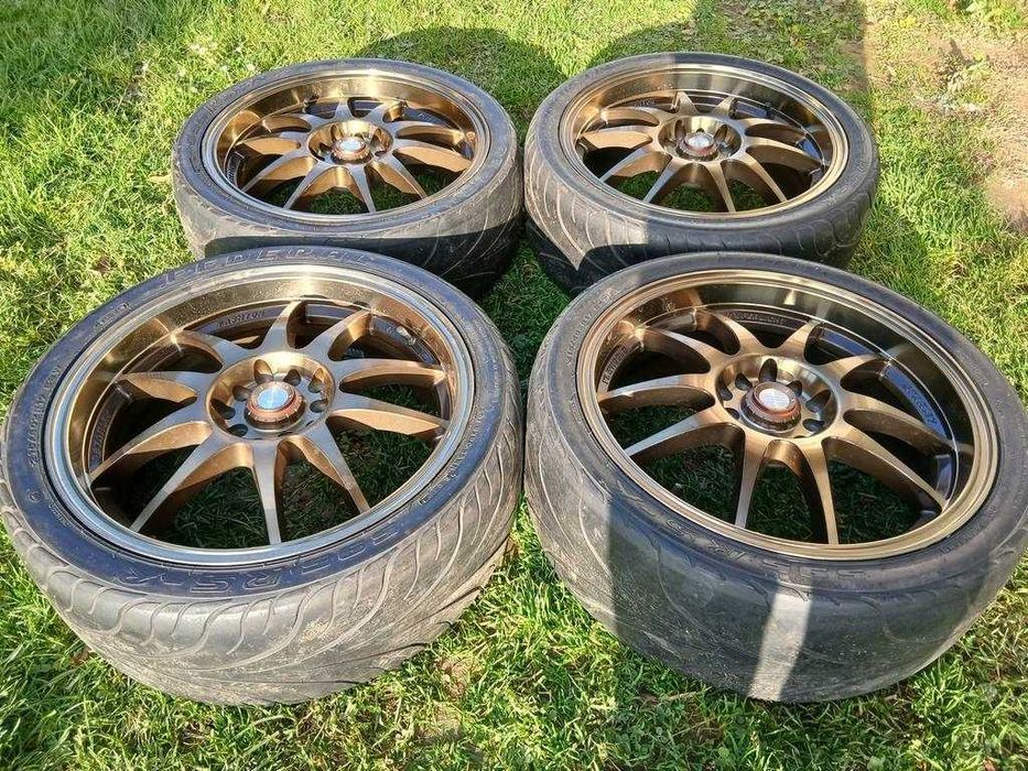 Felgi 17" SUPERLIGHT 5x114.3 5x100 JDM Japan Racing Enkei Rays WORK