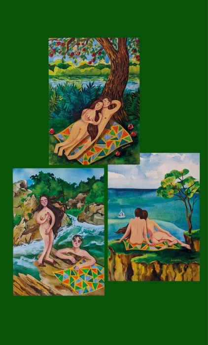 Листівки набір авторських листівок авторські малюнки