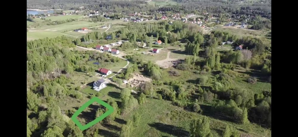 Działka pod zabudowę pow 1199 m² Myki Nr 377