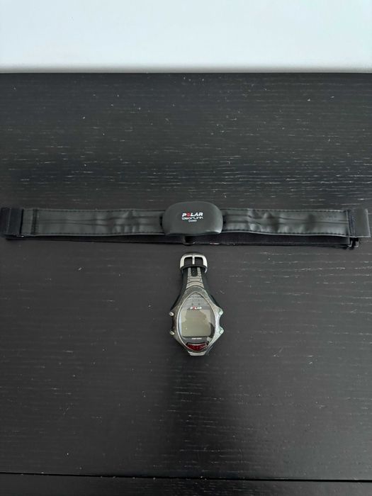 Relógio Polar RS400 (com fita e sensor de frequência cardíaca)
