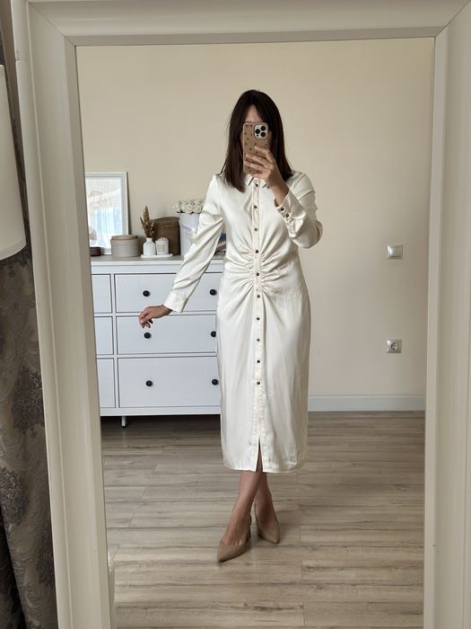 Сукня атласна zara