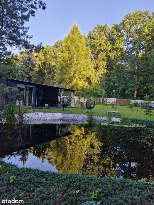 Dom nad dzikim jeziorem – 35 m² ciszy, lasu i szybkiego
internetu