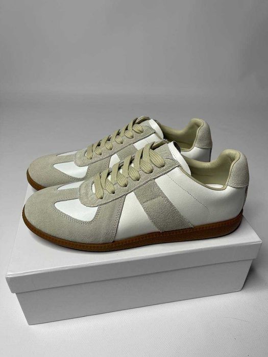 Maison Margiela Replica Gats кеди сірі кросівки кеды серые кроссовки