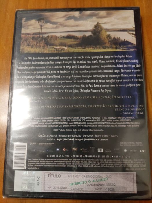 Dvd - Aritmética Emocional Novo Selado