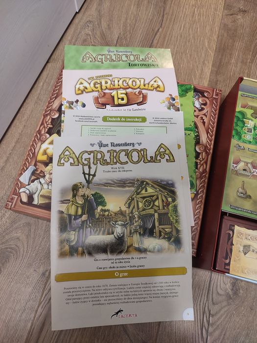 Gra Agricola z dodatkami i rocznicowym pudełkiem
