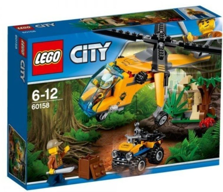 Конструктор лего 60158 вертоліт спосатель