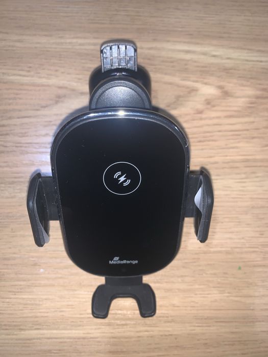 Автотримач телефона з безпровідною зарядкою QI