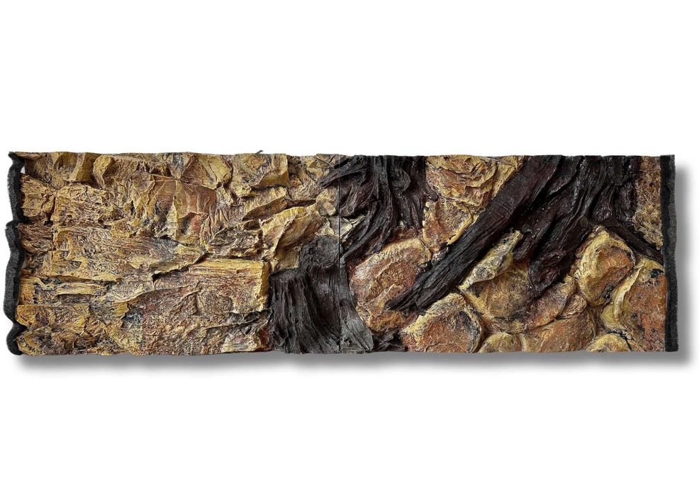 Tło Strukturalne do akwarium KORZEŃ 150x50 cm.