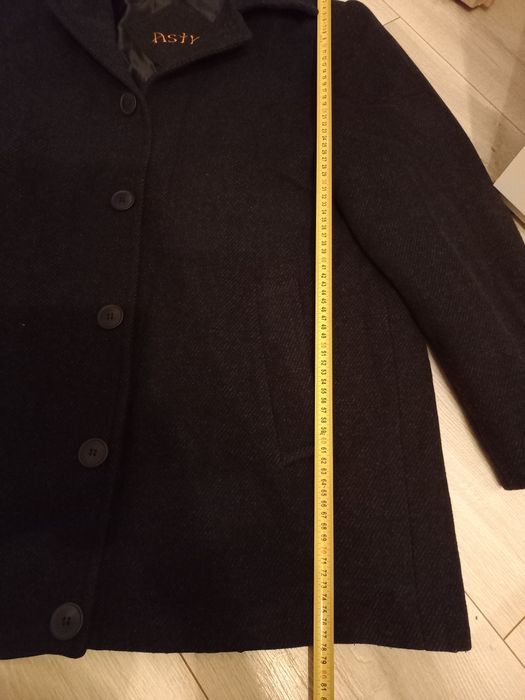 Płaszcz męski flauszowy Ocieplany roz.M