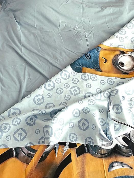 Lençol e lençol capa Minions solteiro