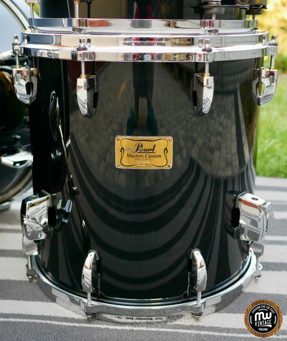 ‼️ Perkusja Pearl Masters Custom MMX 18”, 12", 14" Piano Black ‼️