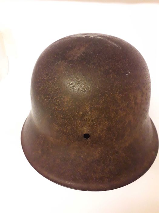 Stary niemiecki hełm.