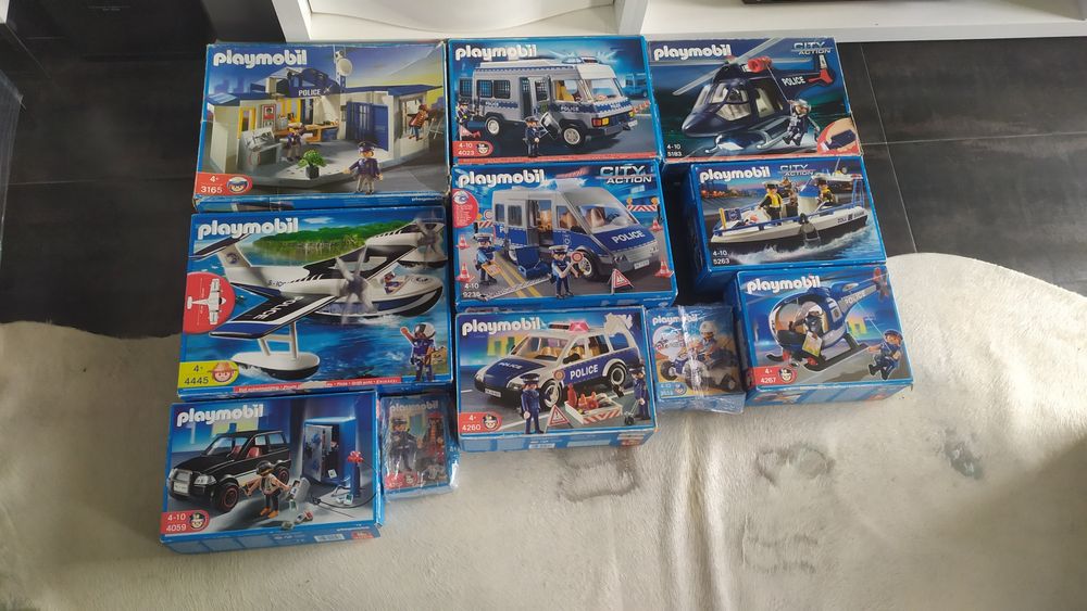 Playmobil 11 sets polícia