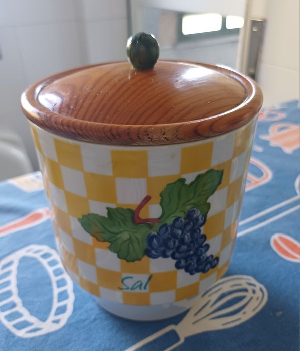 Conjunto de 6 frascos de cozinha