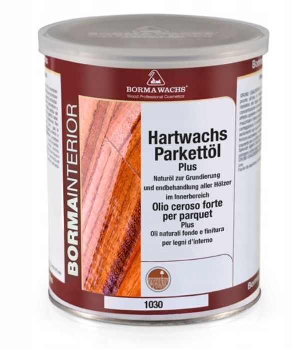 Olejo wosk do parkietów Borma Wachs 4951-HW.PLS 1 l
