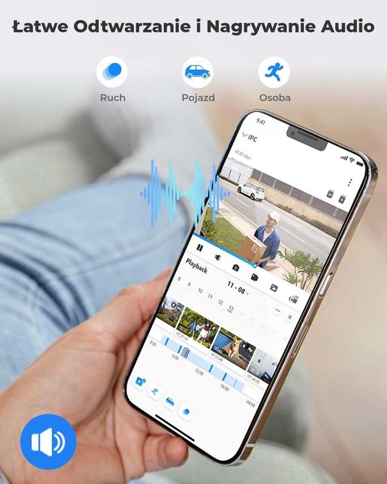 Kamera Zewnętrzna Reolink RLC 510WA 5mpx 2,4/5 GHz Wifi Tryb nocny