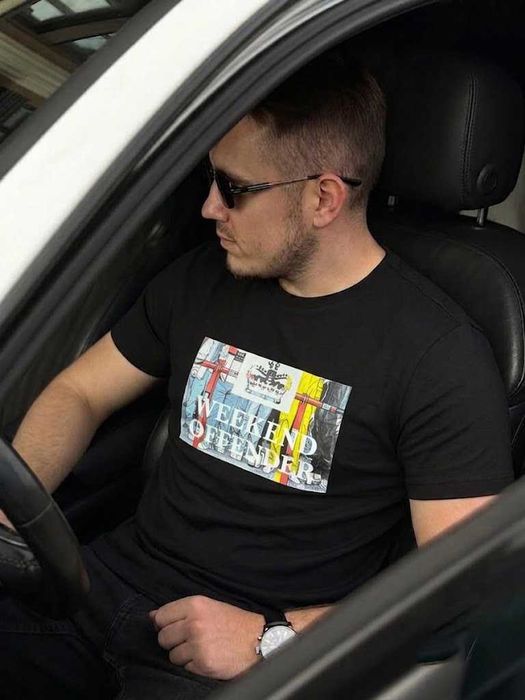 Большой Принт Викенд Оффендер Bissel Graphic - Новая Футболка Weekend Offender
