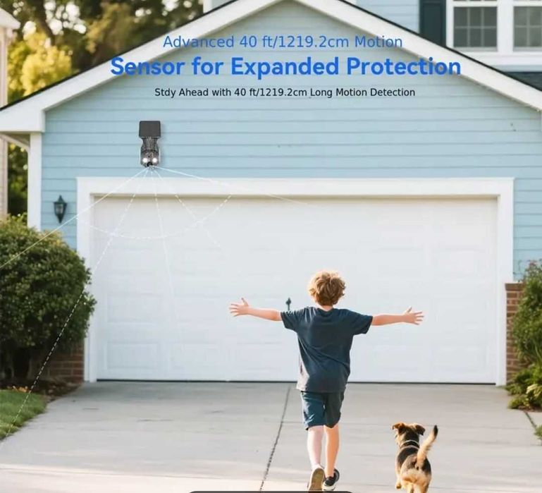 Камера відеоспостереження з сонячною панеллю. Ві-фі