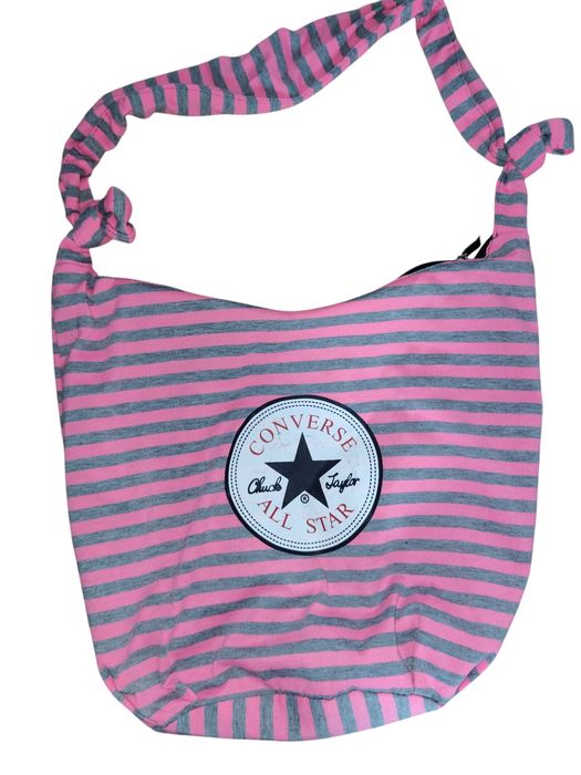 Markowa torebka hobo shopper Converse All Star różowa wygodna sportowa