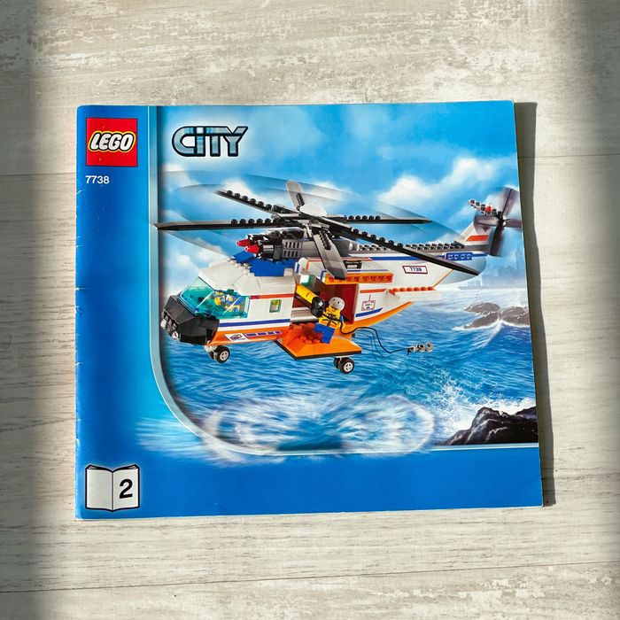 Lego 7738 Coast Guard Helicopter & Life Raft (2008)
