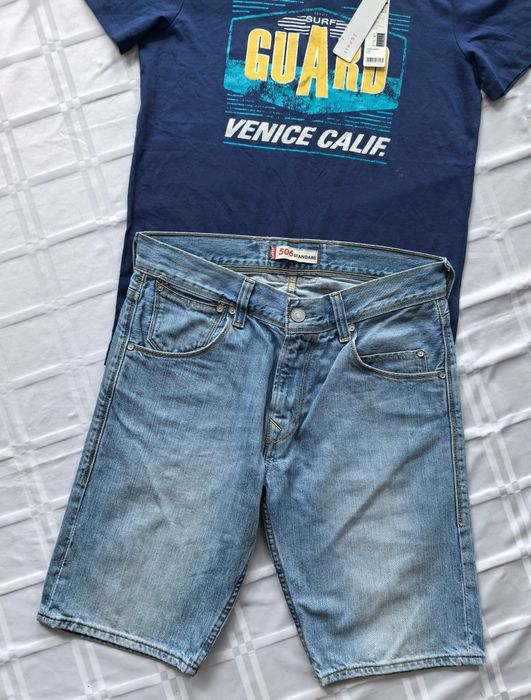 Szorty męskie dżinsowe marki Levis Strauss&Co model 506 rozmiar W32
