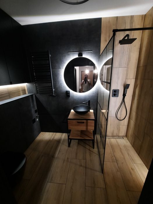 Łazienki Poddasza Wykończenia wnętrz Flizowanje Szpachlowanie