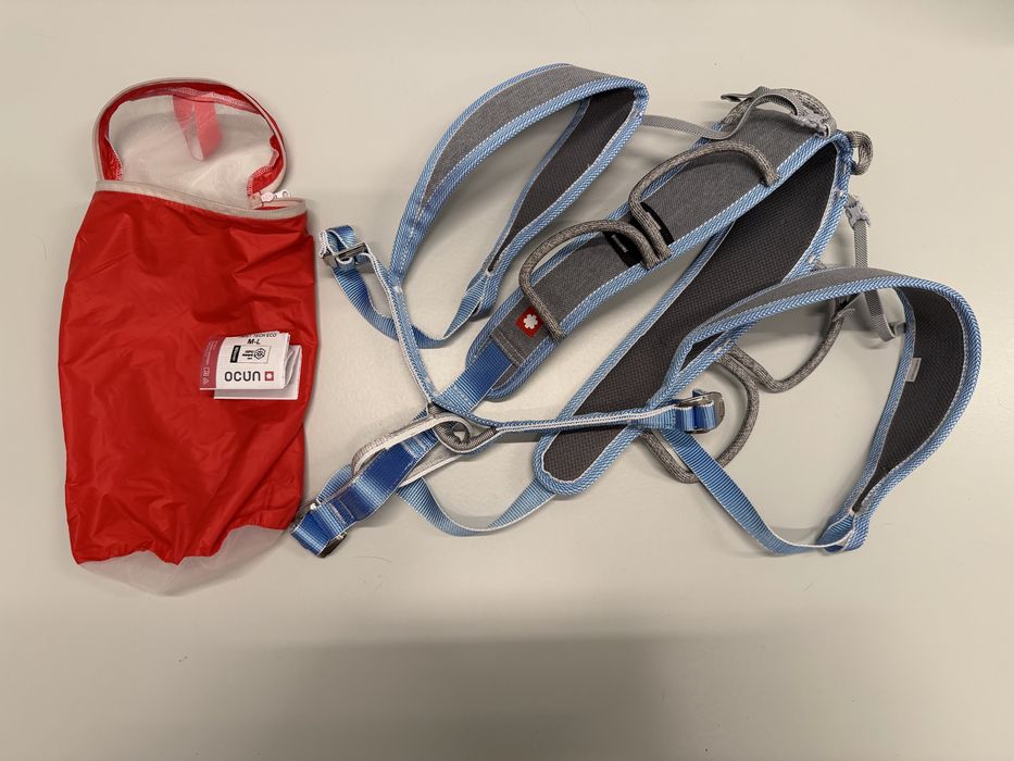 Uprząż wspinaczkowa Ocun Twist Tech Eco - grey/blue