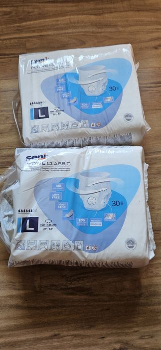Pieluchomajtki Seni active classic L, Seni Super Plus L