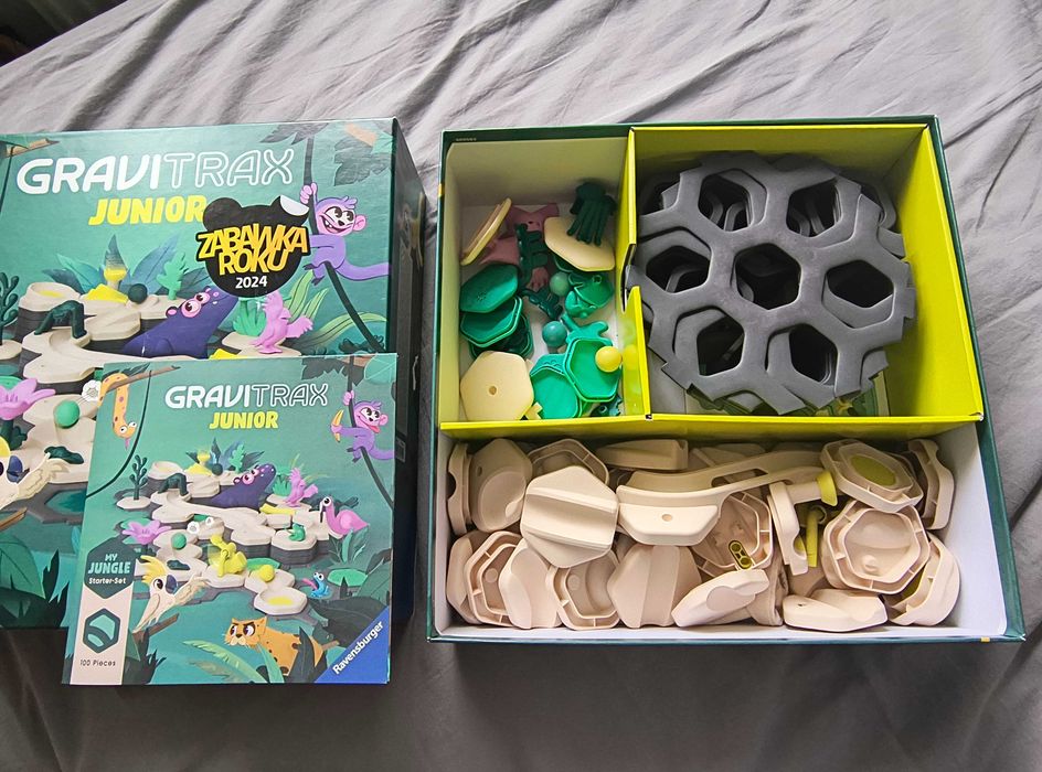 GraviTrax Junior My Jungle Starter-Set | 100 el. | Ravensburger | Stan BDB