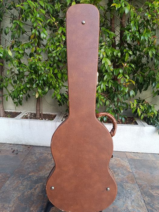 Case Gibson SG 80’s/90’s - Brown/Pink - Hardshell Hardcase Estojo Mala