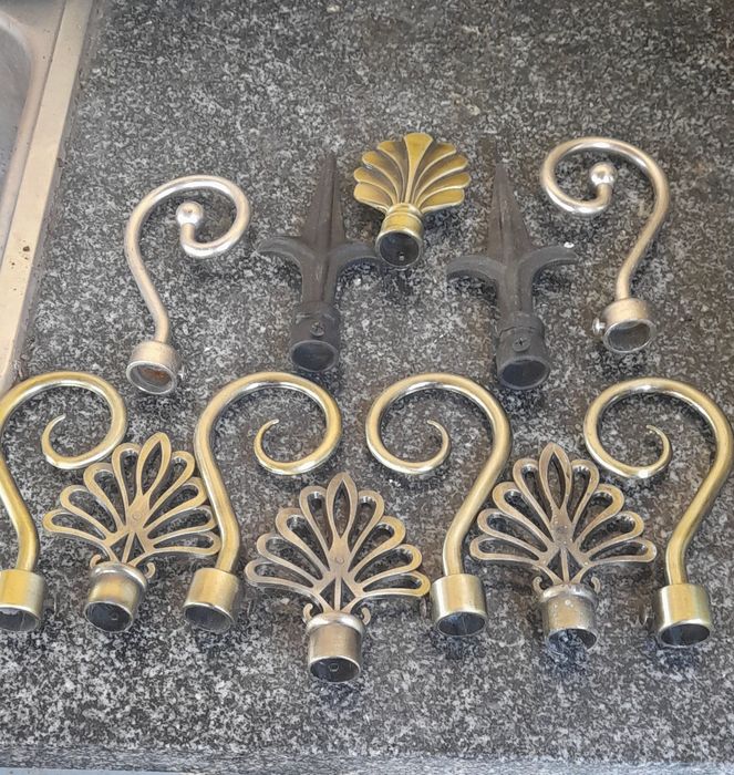 Apliques para portões ou portas em Latão e ferro