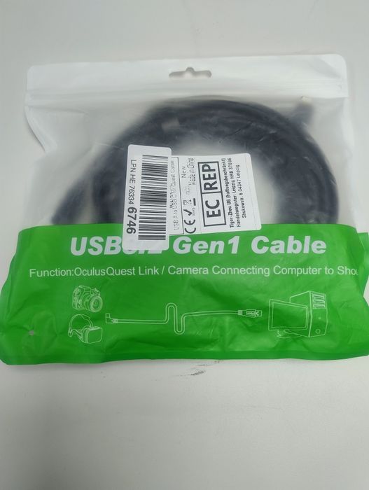 Кабель USB A 3.2 на USB Type- C 5 метрів новий