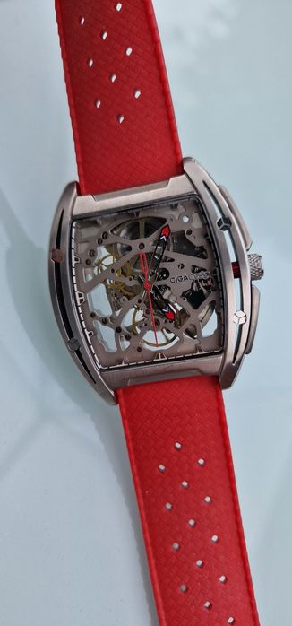 Ciga Design Skeleton Automatic Titanium - szafir , tytan - Tonneau