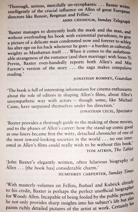 WODDY Allen - Biography by John Baxter