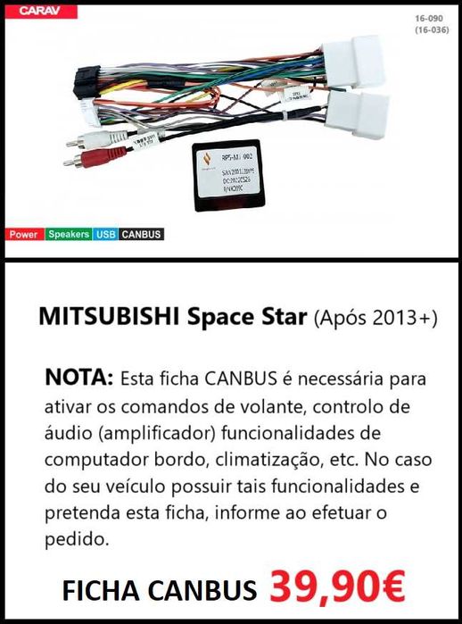 (NOVO) Rádio 2DIN • Mitsubishi SPACE STAR • Android • SpaceStar 4+64GB