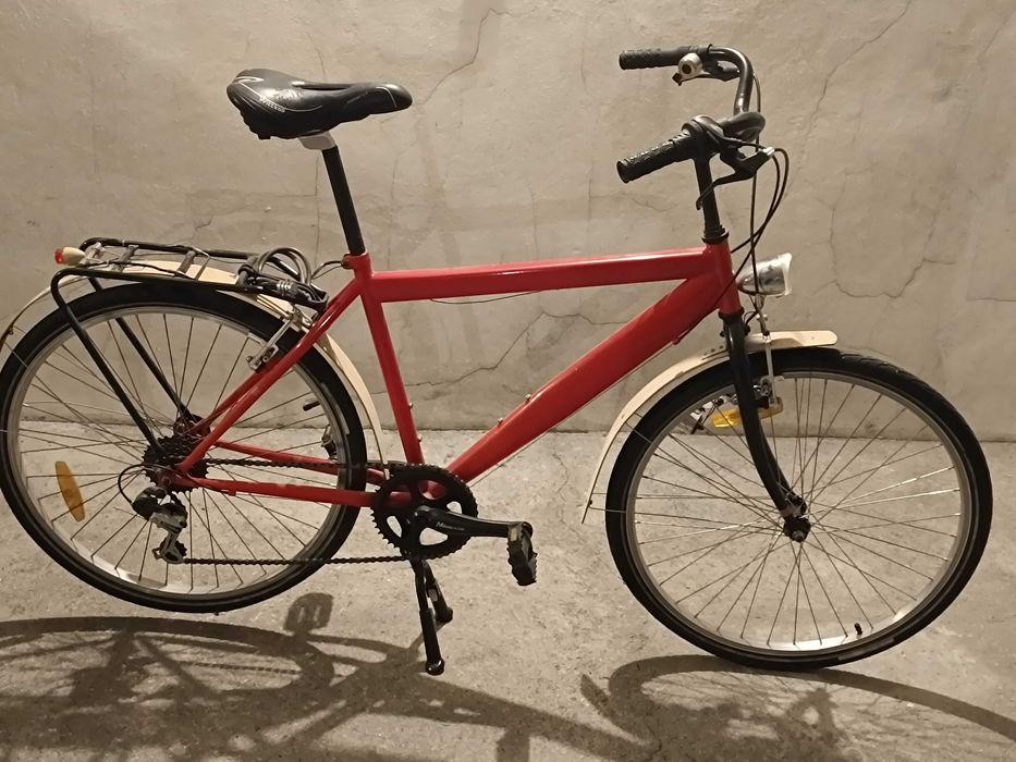 Bicicleta vermelha estilo Pasteleira quadro M