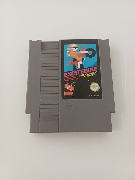 Excitebike Nintendo Entertainment System NES oryginalna UKV