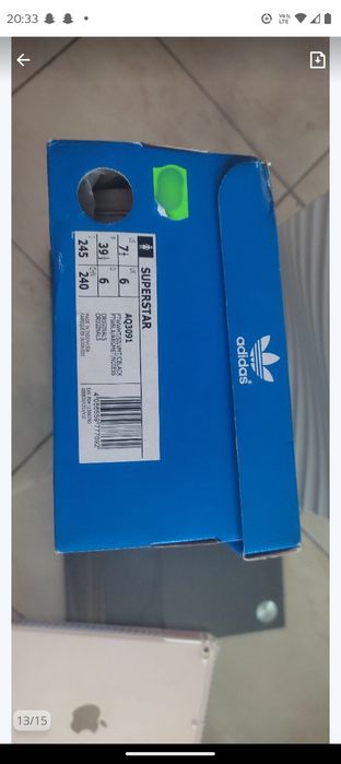 Adidas Originals Superstar AQ3091 biało srebrne