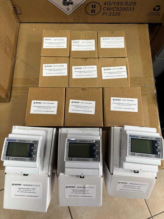 Лічильник електроенергії Eastron SDM630MCT 5A CT  V2 трифазний RS485 Modbus