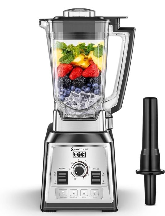 Liquidificadora AMZCHEF 2000W NY-8088MJDLiquidificadora profissional A