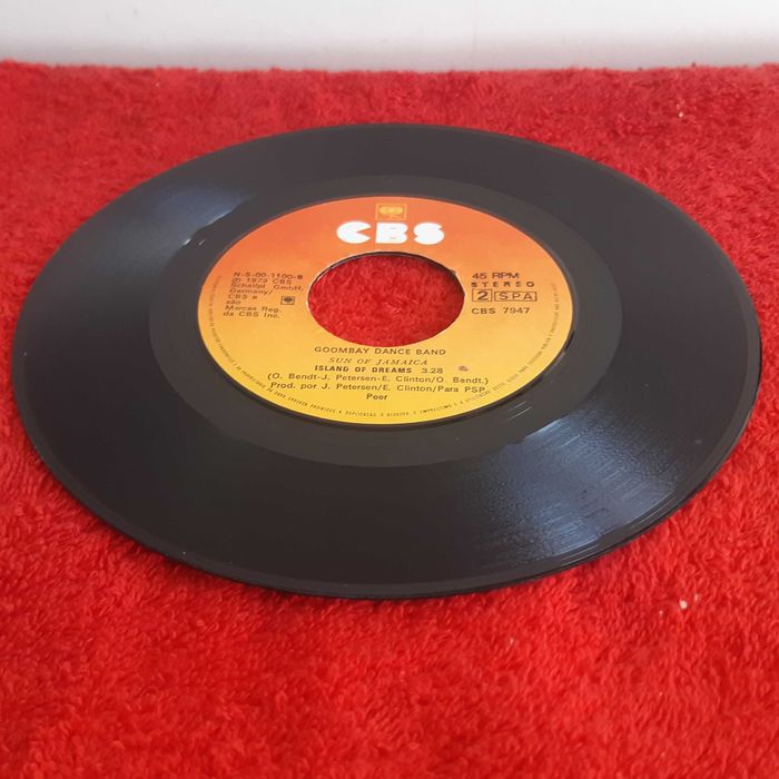 Disco Vinil Single Goombay Dance Band - Sun of Jamaica / Island of Dreams