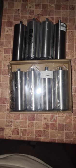 8 Pés para cama/sommier  10cm.