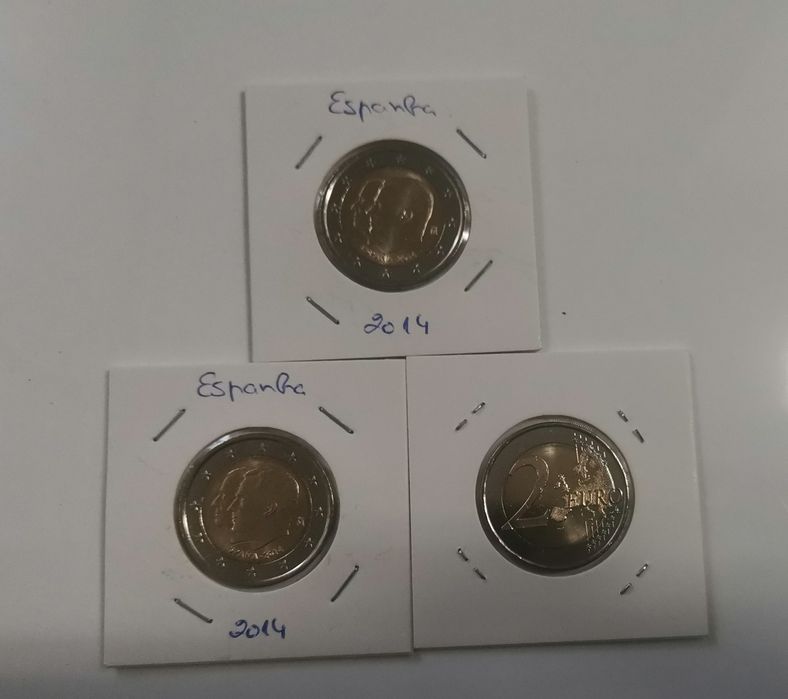 Moeda comemorativa UNC 2€ - Espanha 2014