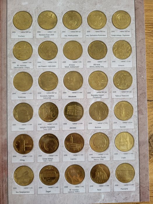 Monety 2zł 5zł komplet kolekcjonerskie GN Gold Nordic