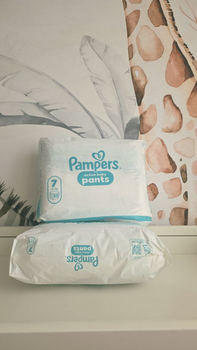 Pieluszki Pampers active baby pants 7 nowe