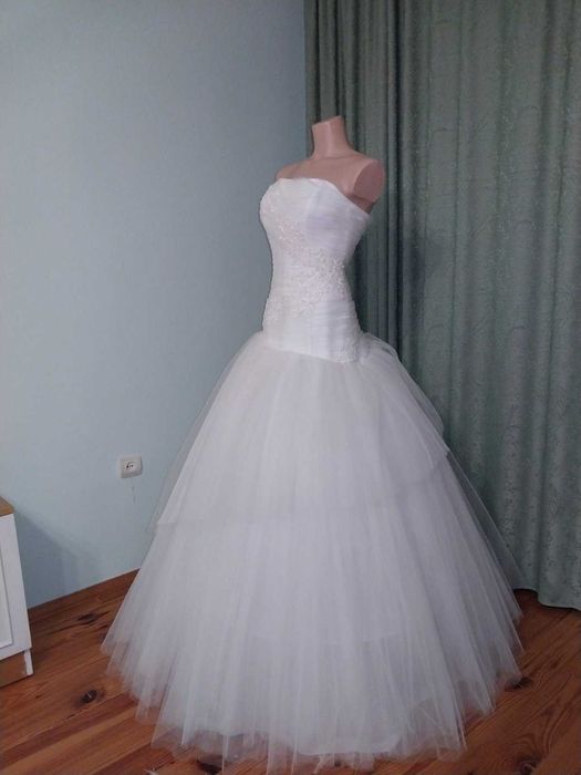 Весільна сукня А силует . Сукня для розпису/ свадебное.  Для танцю